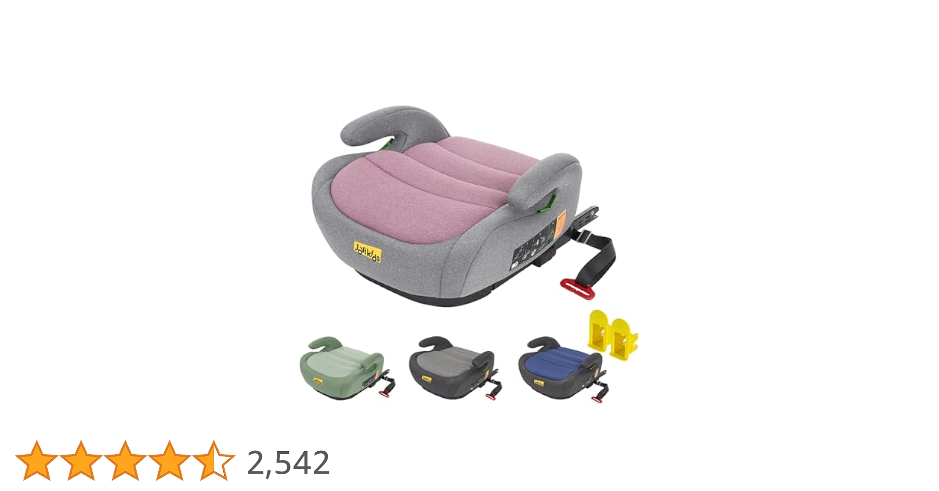 ❤️1品限り❤️Jovikids ジュニアシート ISOFIX R129適合 Amazon | Jovikids ジュニアシート ISOFIX、 i-Size R129適合 3